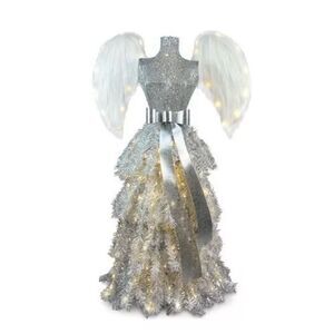 New Winter Wonder Lane Vixen Angel Christmas Tree Pre-Lit 4’ Victorias Wings